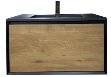 Modern Style Wall Hung MDF Bathroom Cabinet