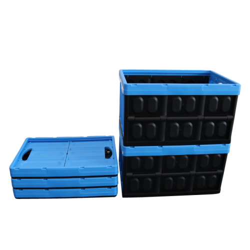 Warehouse Heavy Duty Foldable Storage Cantilever Rack Plastic Crates