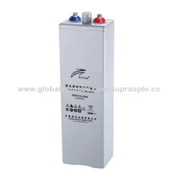 2V/600Ah Valve Regulated Lead-acid Gel Battery with Good-quality Gaseous Silica, No LeakageNew
