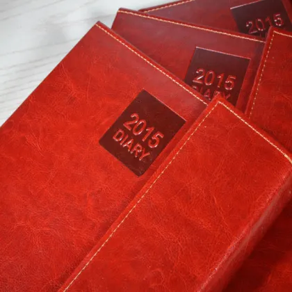 Personalized Notebook agenda printing with elastic and jacket