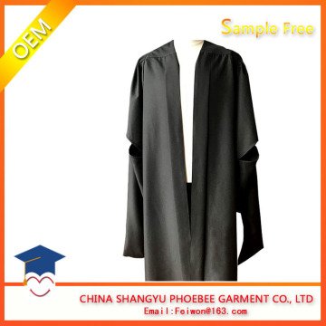 Fluted UK Master Gown for Graduation