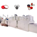 Glass jar metal cap making machine line