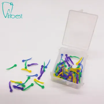 Disposable Plastic Teeth Repair Dental Wedge With Hole
