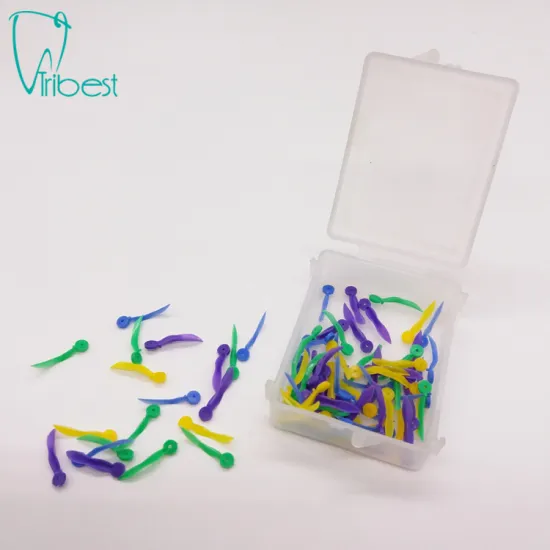 Disposable Plastic Teeth Repair Dental Wedge With Hole