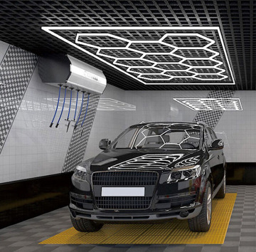 Fabricants directs à chaud Vendre des éclats de lavage de voitures à LED hexagonaux à chaud
