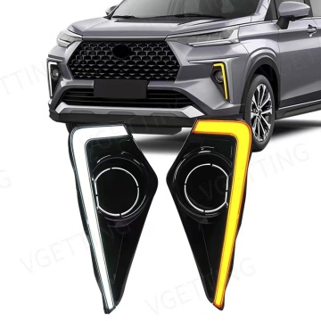 ไฟวิ่งกลางวันพร้อมสัญญาณเลี้ยวต่อเนื่องสำหรับ Toyota Veloz 2021-2023