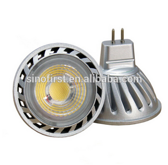 dimmable MR16/GU10 LED Spotlight , COB led spot bulb 3W 4W 5W