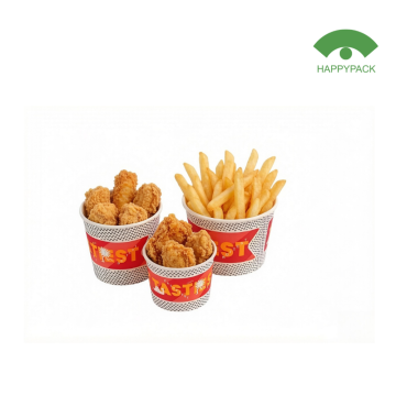 Fast Food Kızartması için Dayanıklı Kağıt Bardak