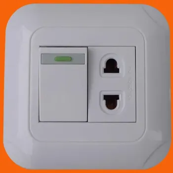 One Gang Switch 2 Pin Socket Model F5000