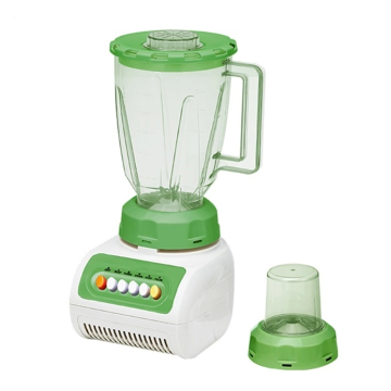 Ordinary plastic food mixer in the kitchen