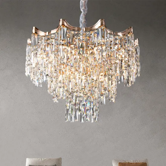 Luxury Villa Hotel Lobby Hall Room Decor Pendant Lights for Stairs - Ceiling Hanging Chandeliers