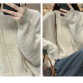 All wool hooded jumper for ladies
