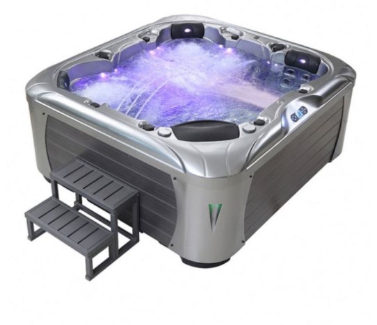 Whirlpool auf Gras billig Spa Whirlpoo 6 Personen freistehende Whirlpool