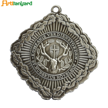 Indywidualny medal religijny emaliowany ze stali nierdzewnej