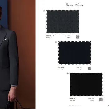 Wool, Polyester, and Nylon Suit Fabrics in Stock