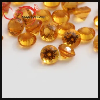 Hot sale 1.5mm round yellow sapphire nano stone nano micro pave beads
