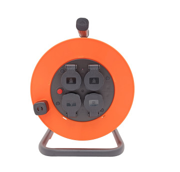 Factory Price IP44 Waterproof 4 Way Cable Reel 25m/50m 16A 250V Denmark
