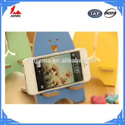 Creative Korean wooden rabbit mobile phone holders OK stand for mobile phone