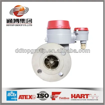 Smart metal tube variable area flow meter