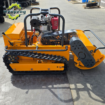 Diesel Crawler Lawn Mower Cutting Width 800mm 12HP