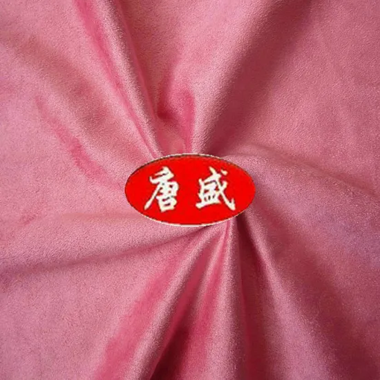 2015 new Recycled polyester suede fabric shoes materials