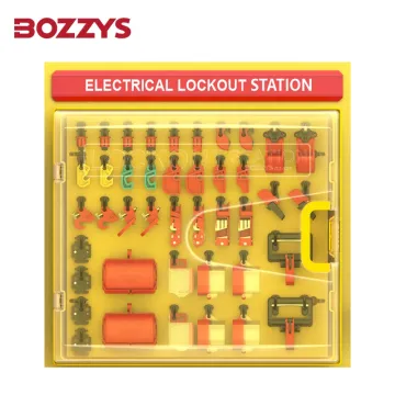 Customizable LOTO Dustproof Visual Lockout/Tagout Management Board to Minimize Maintenance Risks