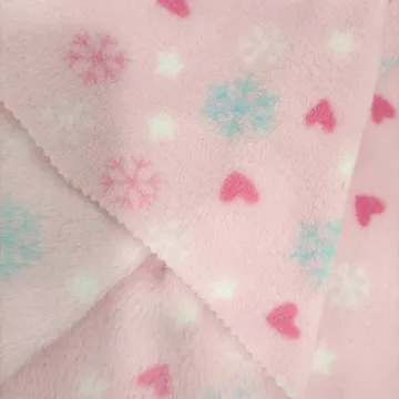 100%poly soft coral fleece
