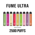 Mailand Top Ten Fume Ultra 2500 Puffs Großhandel Vape