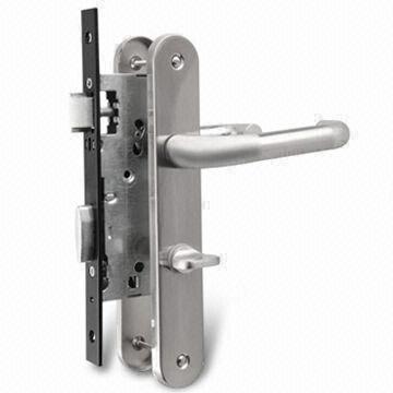 Mortise Lock with Master Key System, Made of Chrome-plated Zinc Alloy