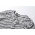 Pullover da uomo con scollo a V a righe slim fit lavorato a maglia