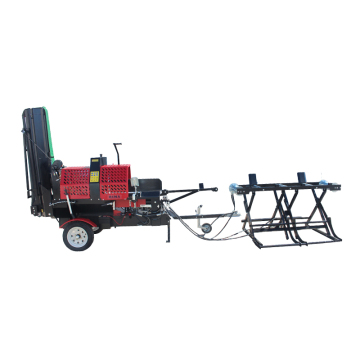 Vertical and Horizontal Log Splitter with Lifter for Fireplace Logs