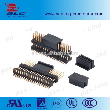 Pitch 1.27*2.54mm pin header ,Dual Row,SMT with CAP pin header