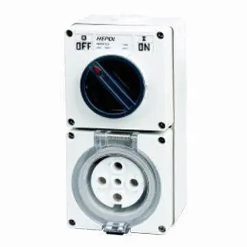 Combination Switched Socket, 66SW + 66SO/66AI, SAA Approved