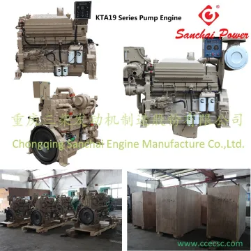 1800rpm KTA19 Series Marine Engine/Boat Engine For Marine Genset