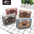 Custom cute cartoon cat PU pencil case