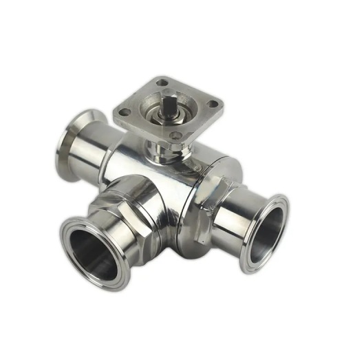 Stainless Steel Sanitary3 Way Clamp Electric Ball Valve