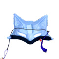 Máscara facial de plástico Fox Demon Black PVC