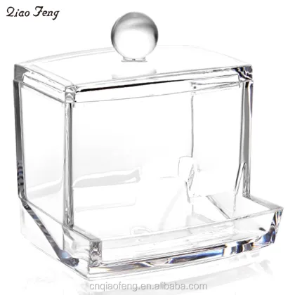 Bathroom Plastic Q Tips Cotton Buds Holder