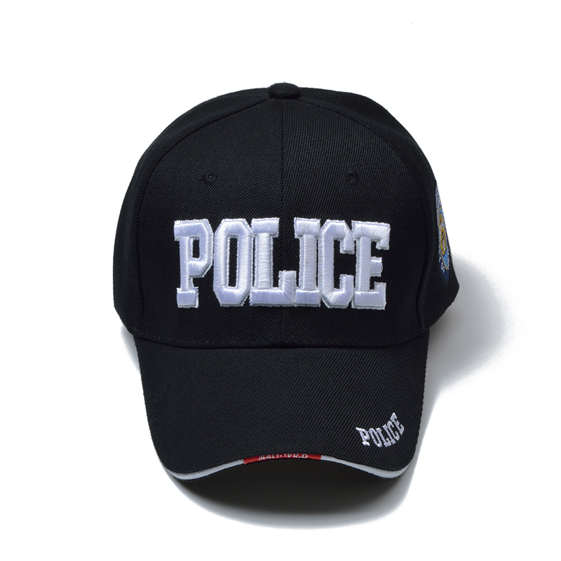 Police Baseball Embroidery