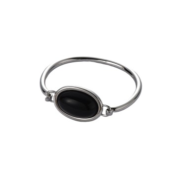 Wholesale Natural Stone bracelet Fashion Simple Versatile Black And White Agate Accessories Factory