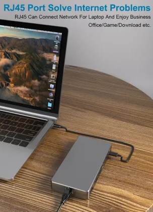 Thunderbolt Dock with Thunderbolt 4 cable