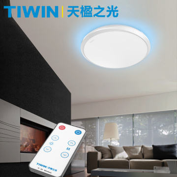 TIWIN 27w wireless dimmable RGB CE ROHS led ceiling lamp with remote controller smart lighting