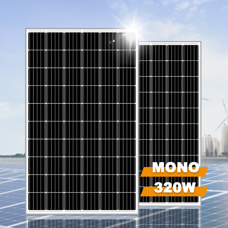 320W PV لوحة الألواح الشمسية أحادية الألواح الشمسية