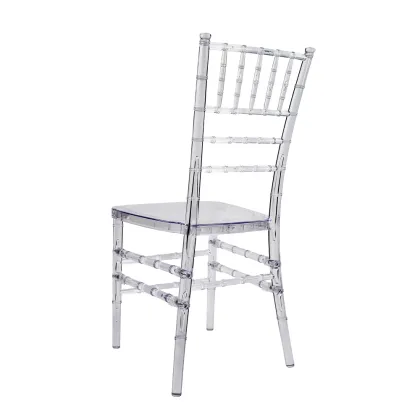 Wholesale Stacking Transparent Tiffany Chairs for Luxury Weddings: For Sale