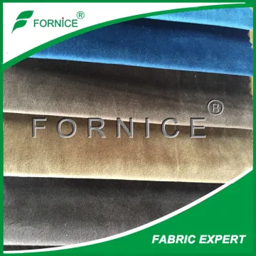 China manufacture polyester heavy curtain velvet fabric