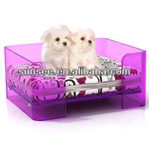 2014 new design lucite acrylic pet dog bed /elegant dog bed wholesale PB-010