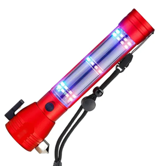 WARSUN TG200 Multi-Function Emergency Tool: LED Light, Window Breaker, Compass, Knife, Alarm & Solar Charged