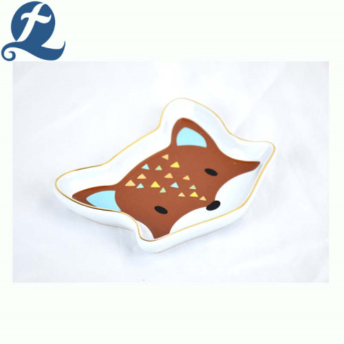 New design modern cartoon fox food pet bowl