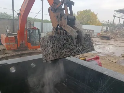 scrap aluminum copper baler machine