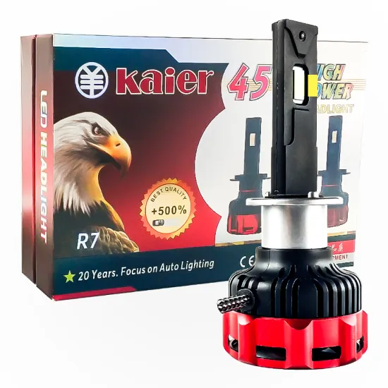 Factory Direct Sale R7 H1 Chip LED Light Super Bright Low Beam Car Headlight